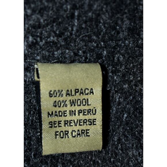 B5 NEW BEYOND THREADS Mayu Draped Lapel Charcoal Felted Alpaca Jacket Sz XS $328 - Picture 8 of 8